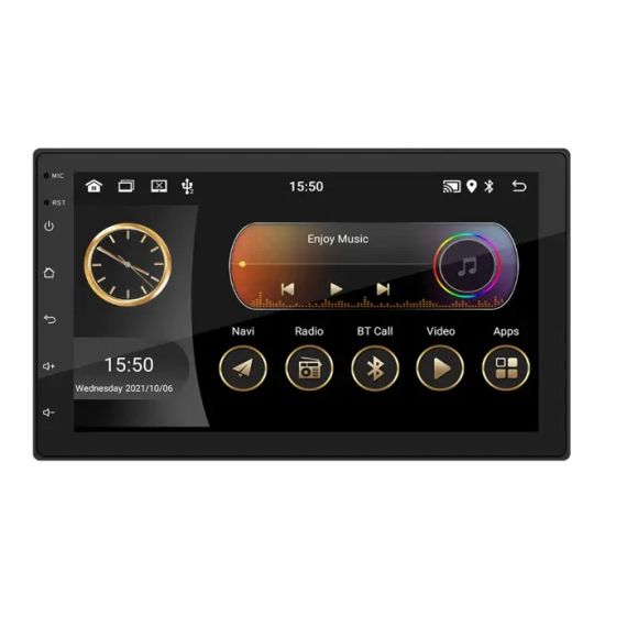Автомагнитола универсальная MP5 CJ CP606 BT Android 8.0 2G-16G 2din плеер с USB и SD | Зображення 1