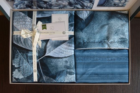 Постільна білизна La Romano Premium Satin 200×220 Rican Blue | Зображення 6