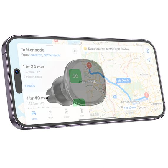 Автотримач Borofone BH102 Cloud magnetic (air outlet) Black | Зображення 3