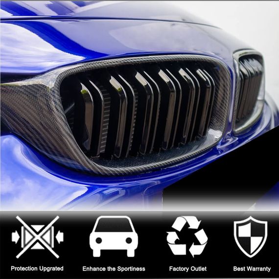 Ніздрі M-Look V1 (Карбон) для BMW 3 серія F-30/31/34 2012-2019 рр | Зображення 1