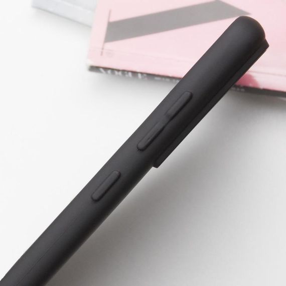 Чохол TPU GETMAN Liquid Silk Full Camera для Samsung Galaxy S22 Чорний / Black | Зображення 3