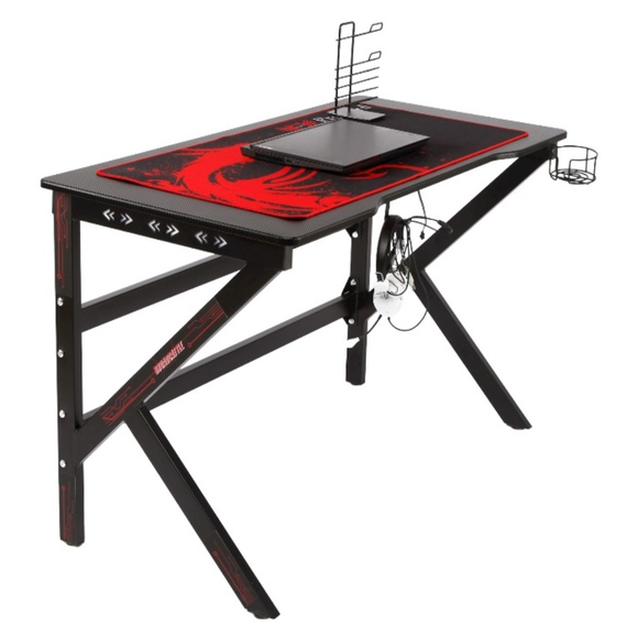Игровой компьютерный стол с RGB подсветкой стол для геймера письменный стол для ПК геймерский стол | Зображення 3