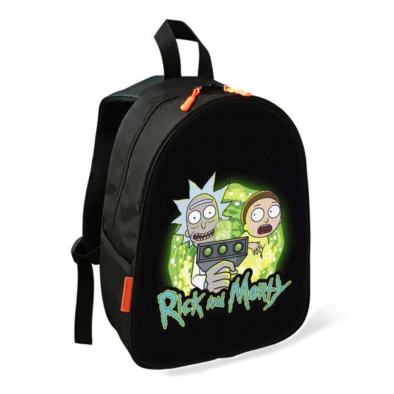 Рюкзак детский Рик и Морти школьный/городской 34х27х13 см для мальчика (02514)