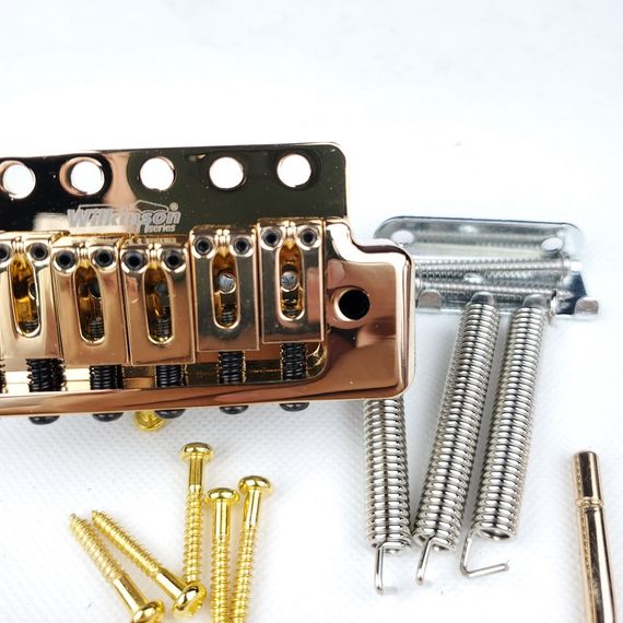 Тремоло бридж Wilkinson для електрогітари stratocaster gold | Зображення 2