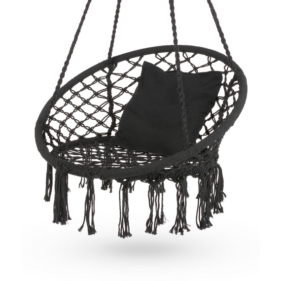 Садова гойдалка Boho Outtec XXL чорний | Зображення 6