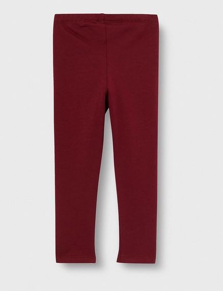 Дитячі теплі лосини для дівчинки Green Cotton 62 см Вишневі (2511121131) | Зображення 2