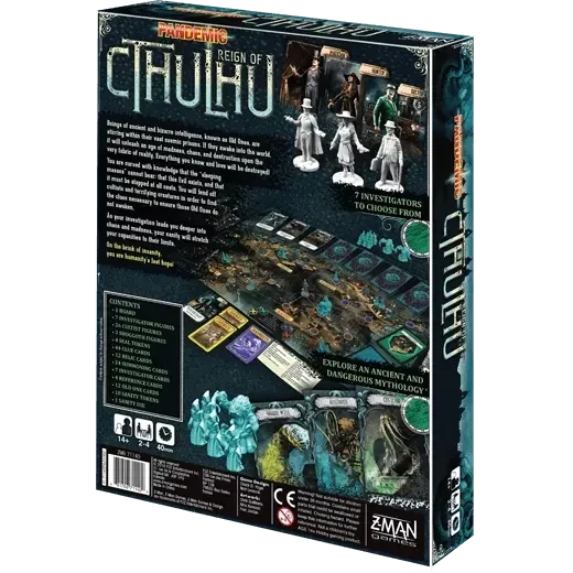 Настільна гра Pandemic: Reign of Cthulhu (Пандемія: Панування Ктулху) (англійською) | Зображення 7
