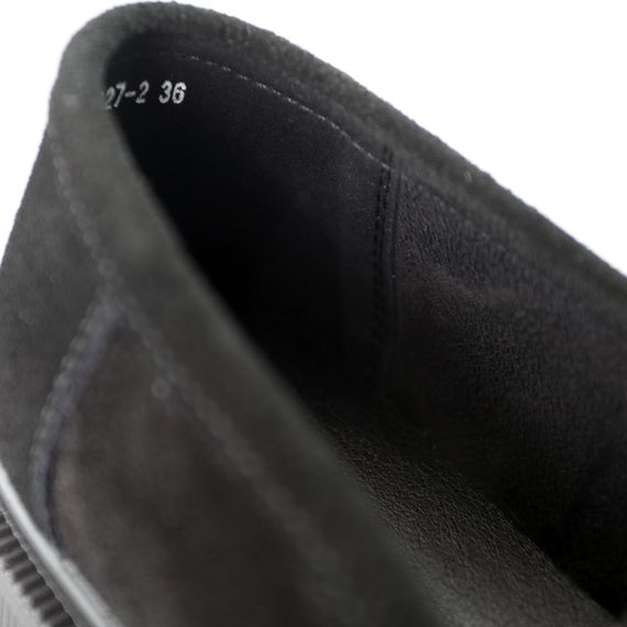 Лофери жіночі замшеві 591409 Чорні 36 37 38 39 40 41 | Зображення 4