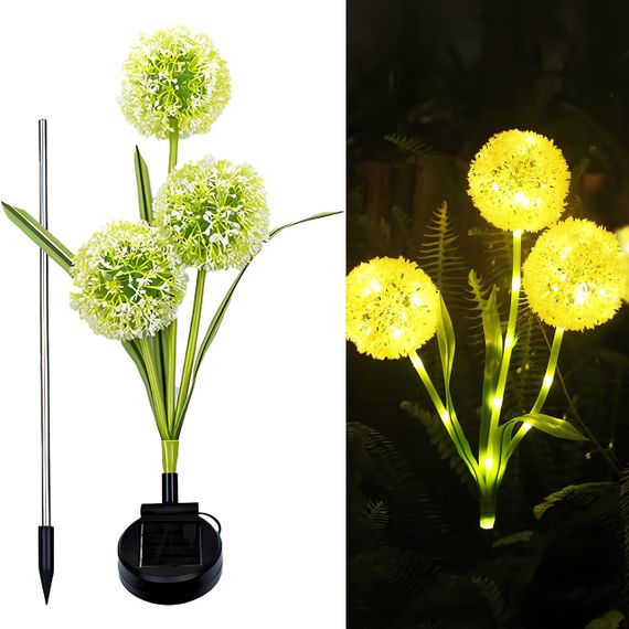 Садовий ліхтар на сонячній батареї Кульбаби Dandelion Garden Lights | Зображення 4