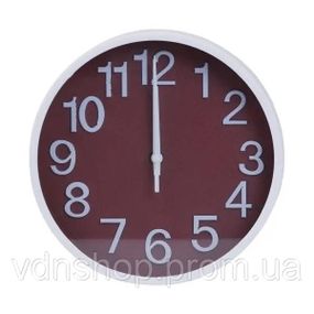 Годинник настінний 19,5 см, білий HP218W