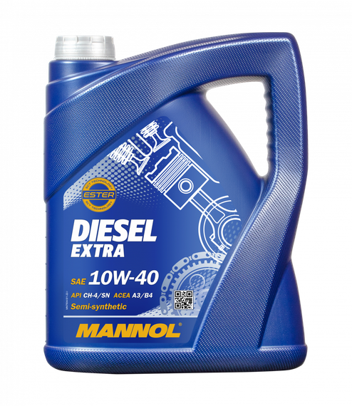 Моторна олива MANNOL 7504 Diesel Extra 10W-40 5L