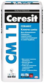 Клеящая смесь для плитки Ceramic СМ 11 Ceresit, 25 кг