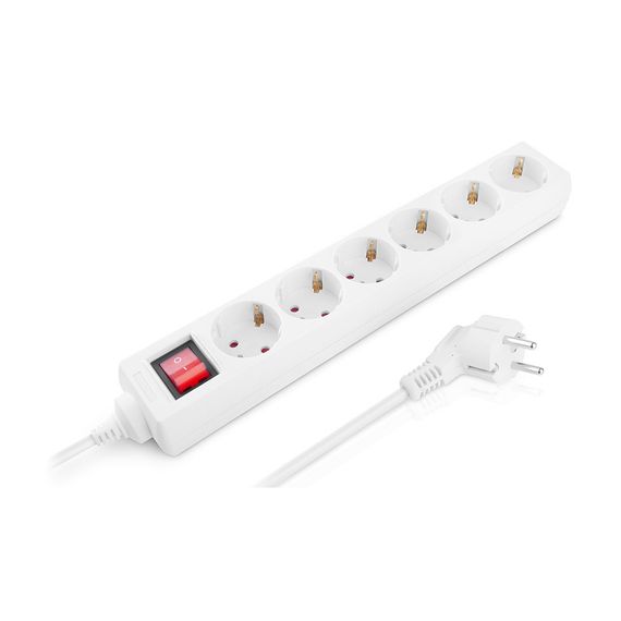 Мережевий фільтр живлення REAL-EL RS-6 Protect M 3m, white (EL122300033) | Зображення 6