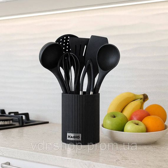 Набор кухонних принадлежностей MAGIO MG-1128, Силиконовый инвентарь для кухни, Kitchen set силиконовый SY-46 | Зображення 1