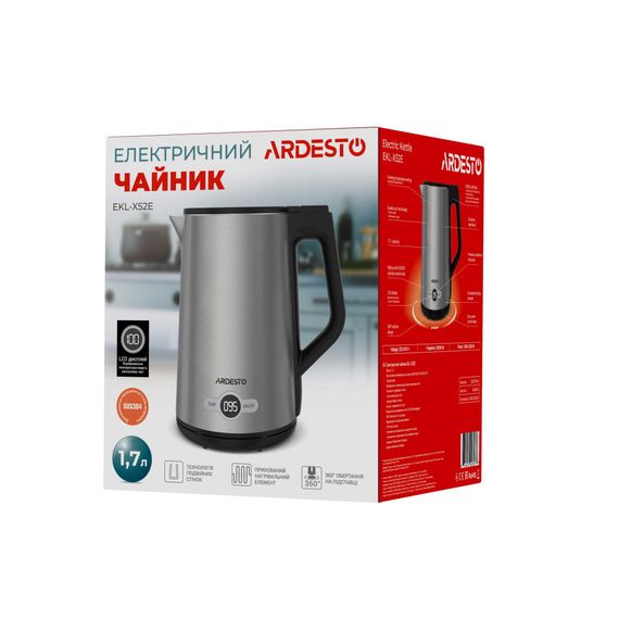 Електрочайник Ardesto EKL-X52E | Зображення 2