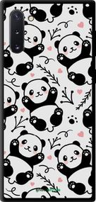 Чохол на Samsung Galaxy Note 10 Панди "4318b-1718-2448"
