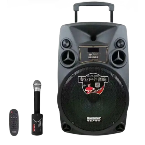 Портативная акустическая система TEMEISHENG SL12-14 12" с микрофоном и Bluetooth