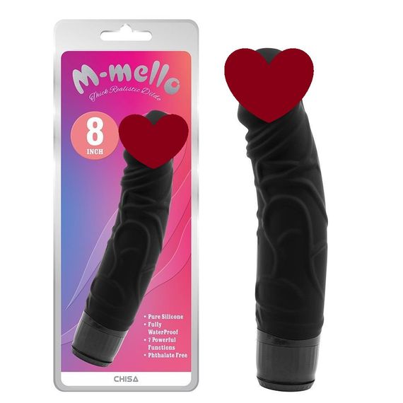 Вибратор Thick Realistic Dilio-Black sexstyle