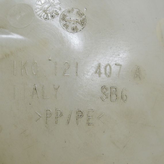 Розширювальний бачок Volkswagen Caddy III Golf V водяний бачок системи охолодження Фольксваген Гольф 1K0121407A | Зображення 1