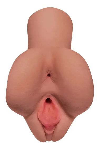 Мастурбатор 2 входу Pipedream PDX Plus анус та вагіна, 16.5 см Sex Aura | Зображення 1