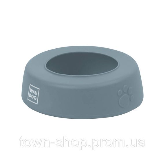 Миска-непроливайка  WAUDOG Silicone, 750 мл серый | Зображення 1