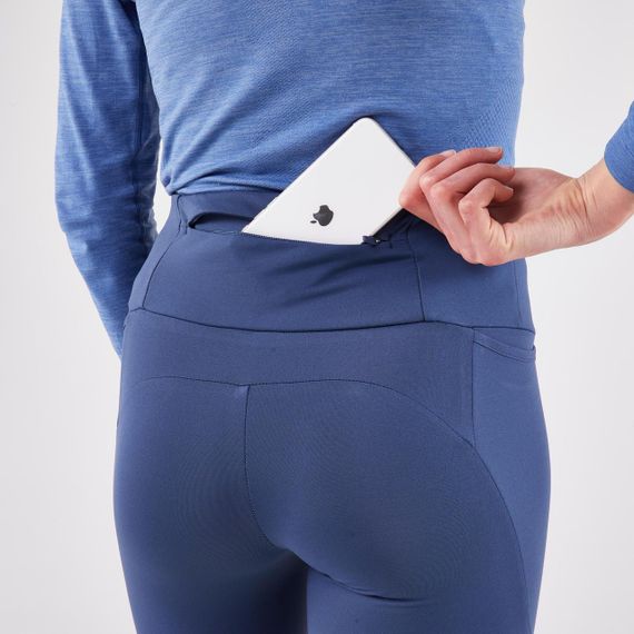 Легінси жіночі 500 утеплені для бігу сині - XS UA40L30 | Зображення 5