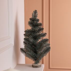 Штучна новорічна міні ялинка «Полонинська» блакитна 45 см SOK-M-03-1-2