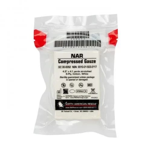 Стерильний компресований бинт NAR Compressed Gauze Марля компресована для перев'язки та тампонування | Зображення 3