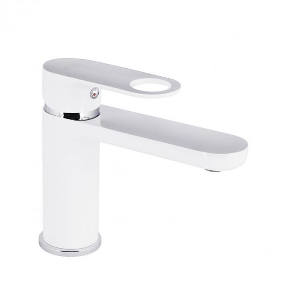 Смеситель для раковины Qtap Jay QTJAY270CRW45551 Chrome/White