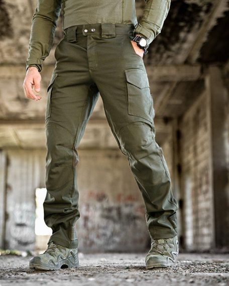 Тактичні штани TRACKING олива ВТ3771