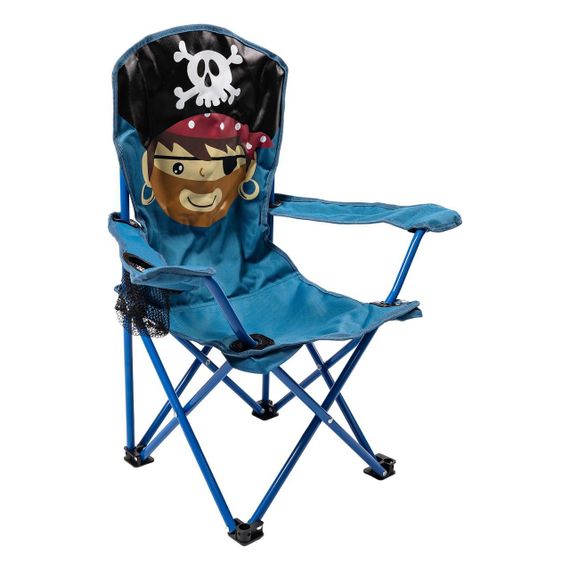 Розкладне крісло туристичне 34х58х65 см крісло для пікніка на природу з підстаканником Синій | Зображення 1