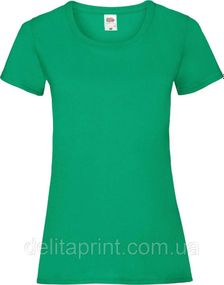 Футболка Fruit of the Loom Valueweight Ladies Зеленый М