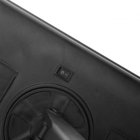 Зеркало для макияжа с 16 LED подсветкой Mirror White. IQ-970 Цвет: черный