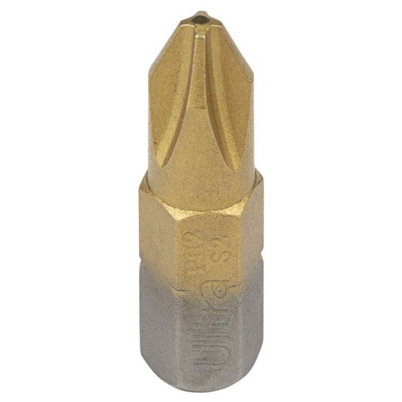 Набір біт Ultra PH2×25мм ¼" 10шт S2 TIN (блістер) 4014152 | Зображення 4