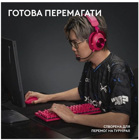 Миша Logitech G PRO X SUPERLIGHT 2 LIGHTSPEED Gaming, Magenta (910-006797) | Зображення 3