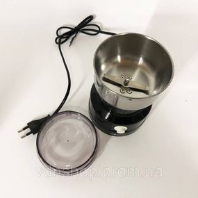 Роторная кофемолка электрическая, Кофемолка мощная бытовая электрическая кухонная с ножами XW-69