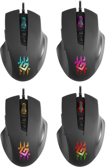 Миша Defender Wolverine GM-700L RGB, 7 кнопок, 12800 dpi (52700) | Зображення 3