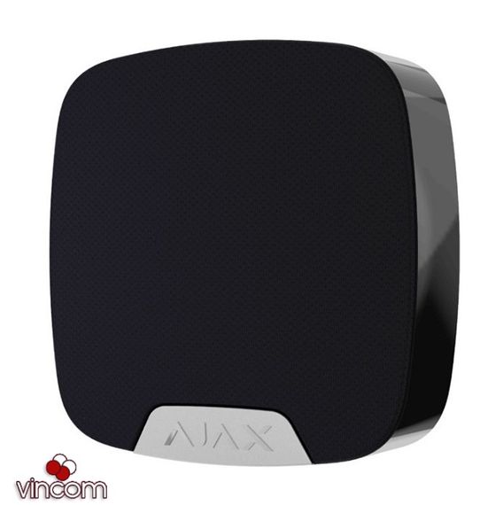 Беспроводная комнатная сирена Ajax HomeSiren black | Зображення 1