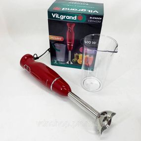 Погружной блендер с ручным управлением ViLgrand VBH4330 400 Вт, Блендер кухонный погружной для кухни LY-75