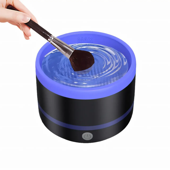 Электрический очиститель кистей для макияжа Makeup brush cleaner LY-609 инструмент для очистки кистей | Зображення 2