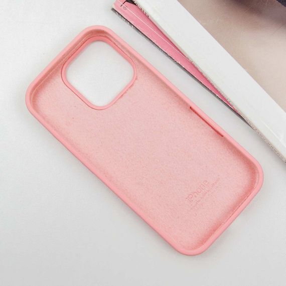 Чехол Silicone Case Full Protective (AA) для Apple iPhone 16 Pro Max (6.9") Розовый / Pink | Зображення 2