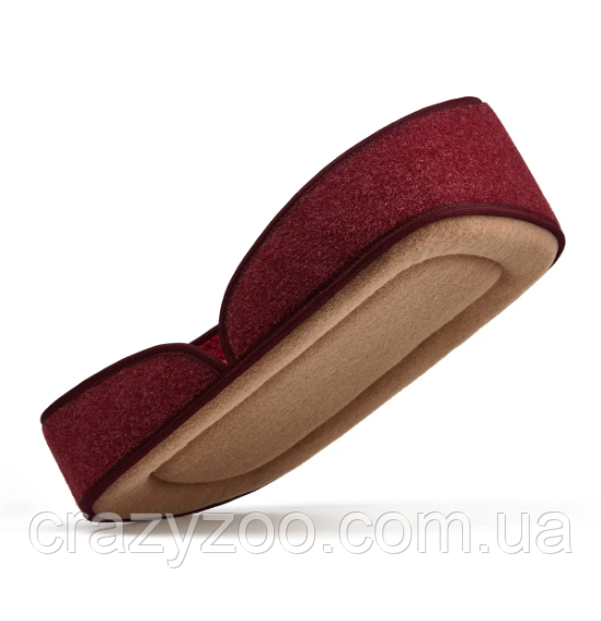 Лежак для собак і котів Kareline з повсті бордовий 40x27x15 см 30026/16 | Зображення 2