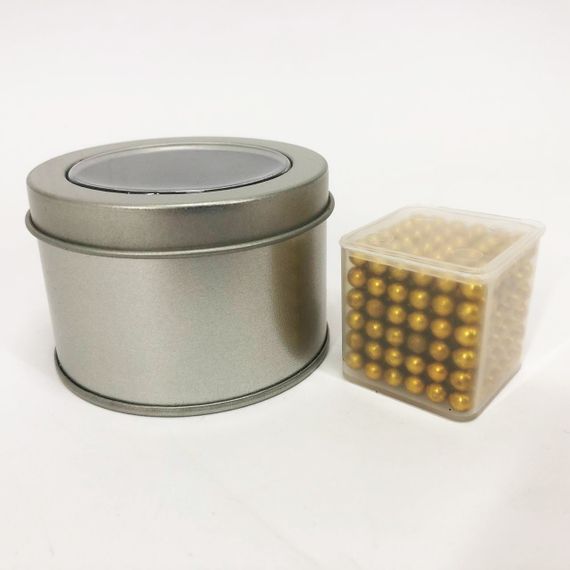 Магнитная головоломка конструктор антистресс Нео NeoCube Золотой, Неокуб 216, Магнитный кубик NEOCUBE WX-51 | Зображення 2