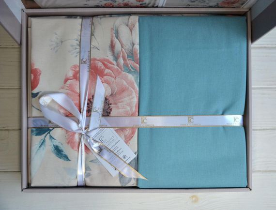 Постельное белье First Choice Ranforce 160х220 см Benedic Aqua | Зображення 3