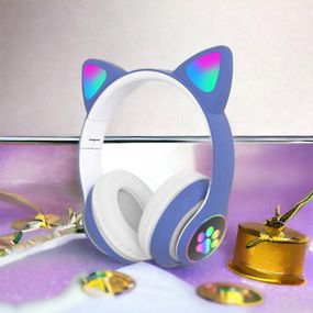 хто честь кошачьими ушками CAT, Навушники з вушками та підсвічуванням cat, Навушники що світяться HN-79