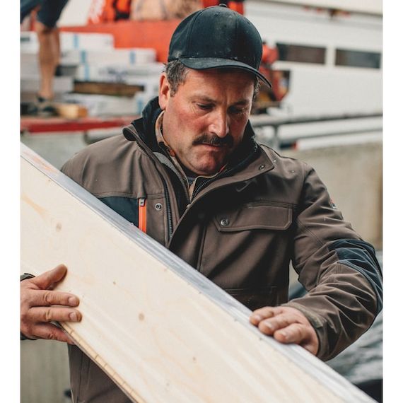 Куртка NATURE, софтшелл, коричнева, розмір L | Зображення 1