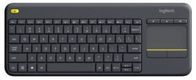 Клавіатура Logitech K400 Plus Touch Wireless UA Black (920-007145)