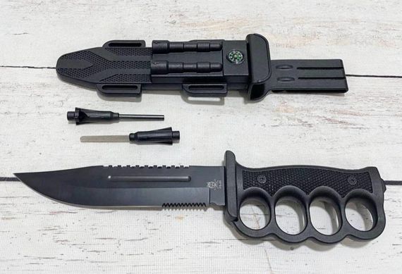 Тактичний ніж 32 см чорний.