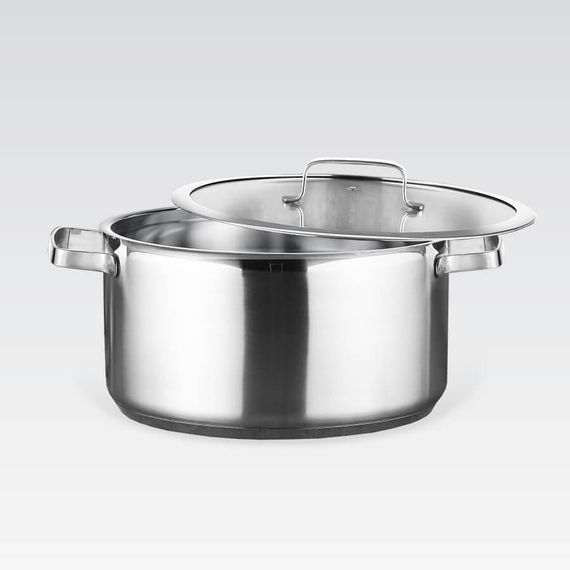 Каструля Maestro MR-3514-24, 6 л, 24 см, з нержавіючої сталі з кришкою, для всіх типів плит | Зображення 2
