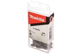 Бита PH2 25 мм Makita P-06052 (10 шт)
